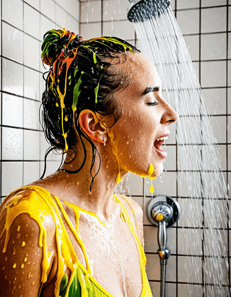 anyone but you shower scene