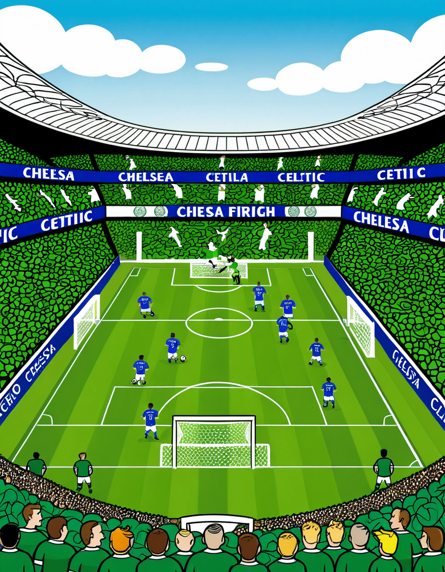 chelsea fc vs celtic fc lineups