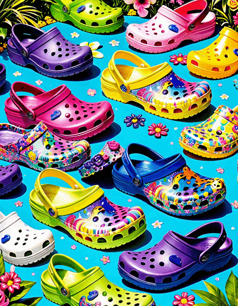 lisa frank crocs