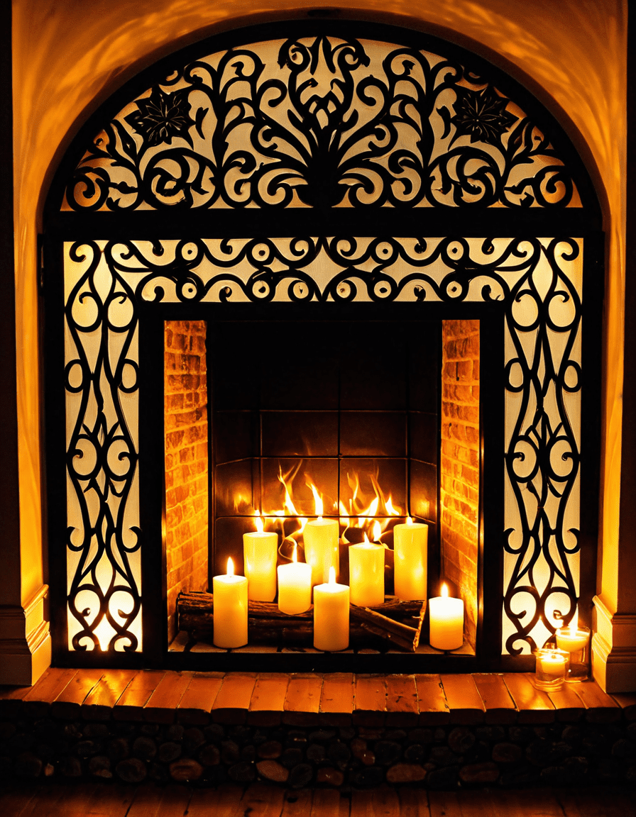 fire place screen