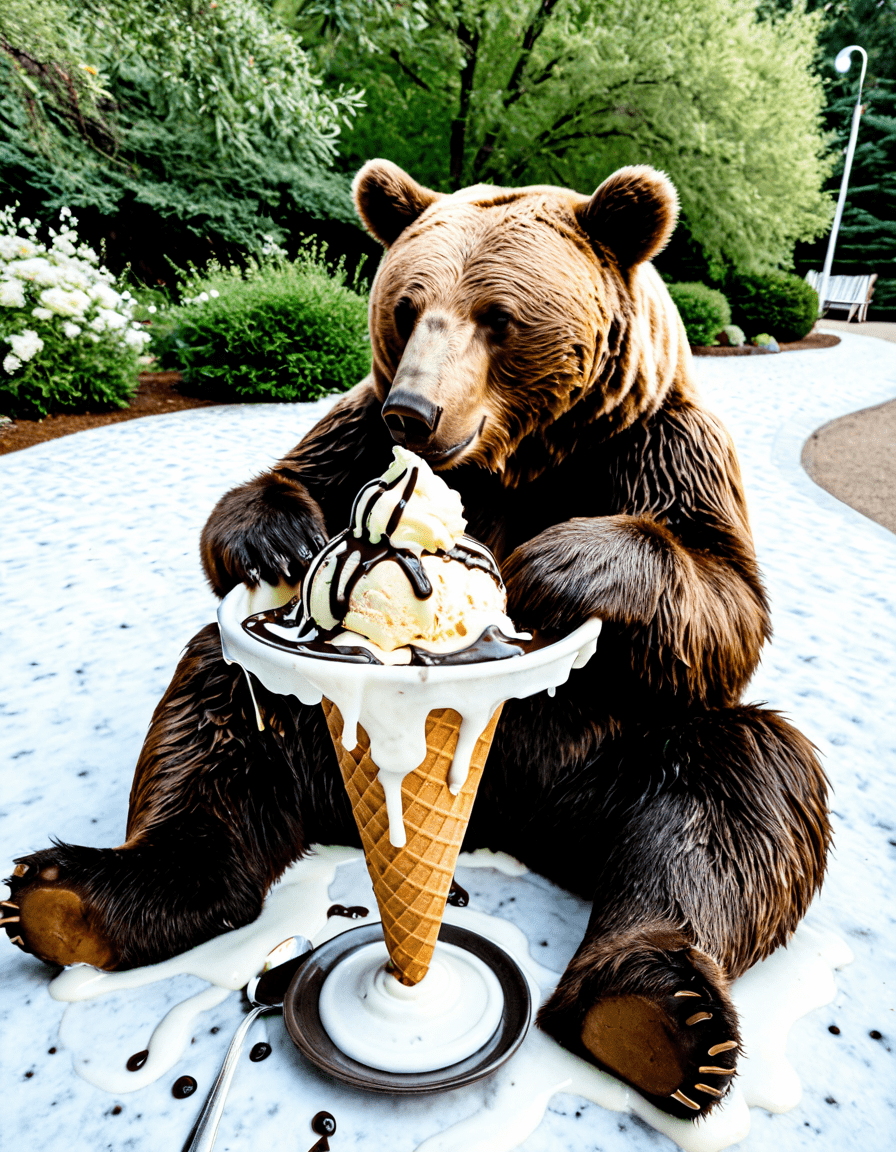 ice cream for bears