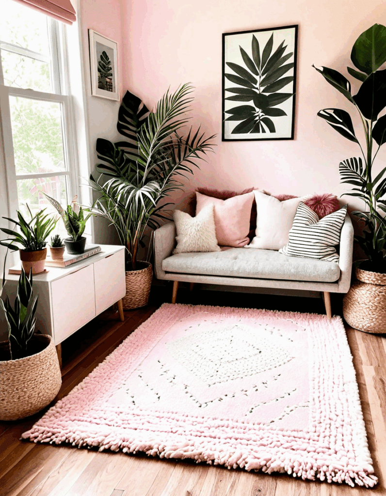 pink rug
