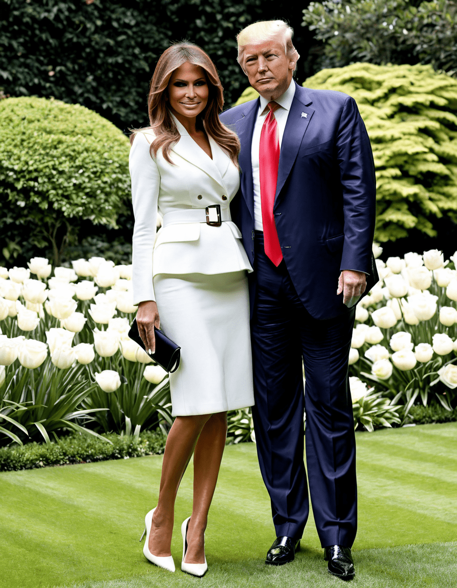 how old was melania when she met trump