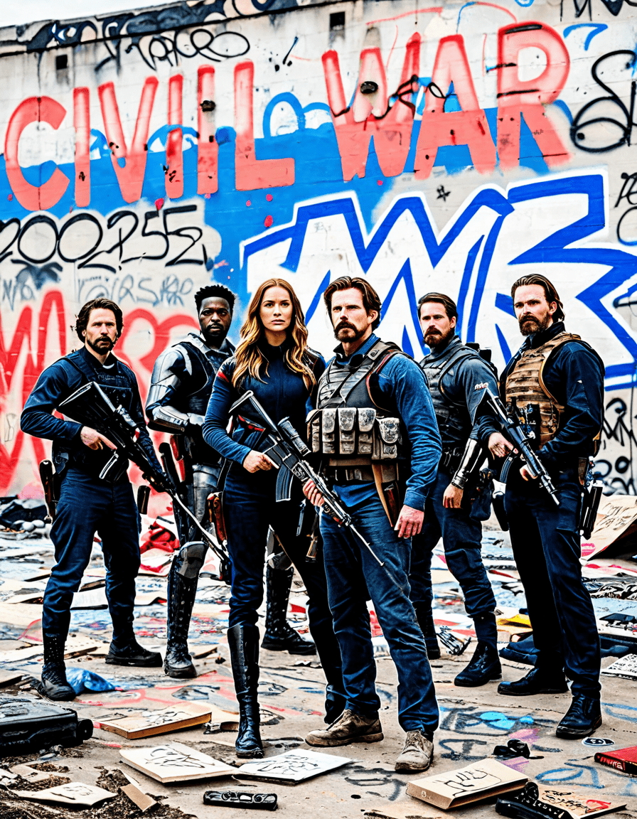 cast of civil war 2025 film