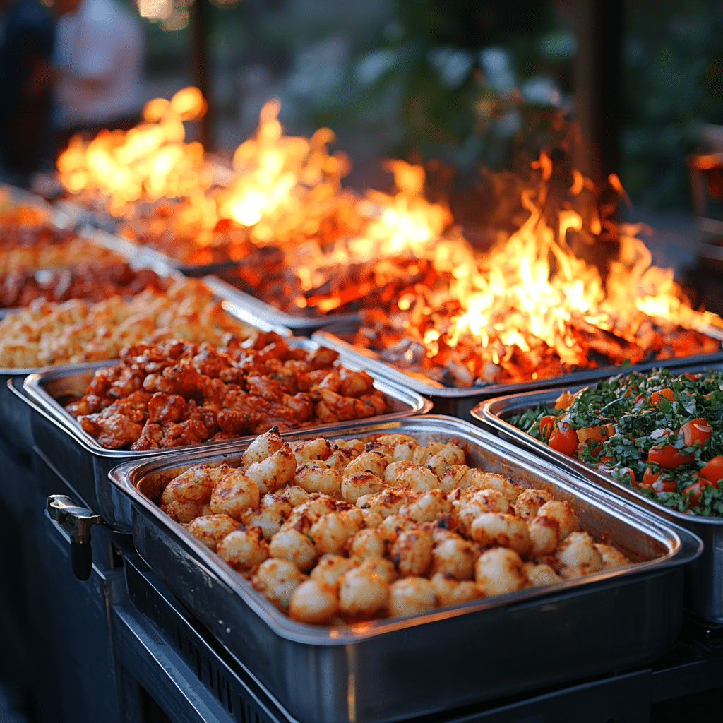 flaming buffet