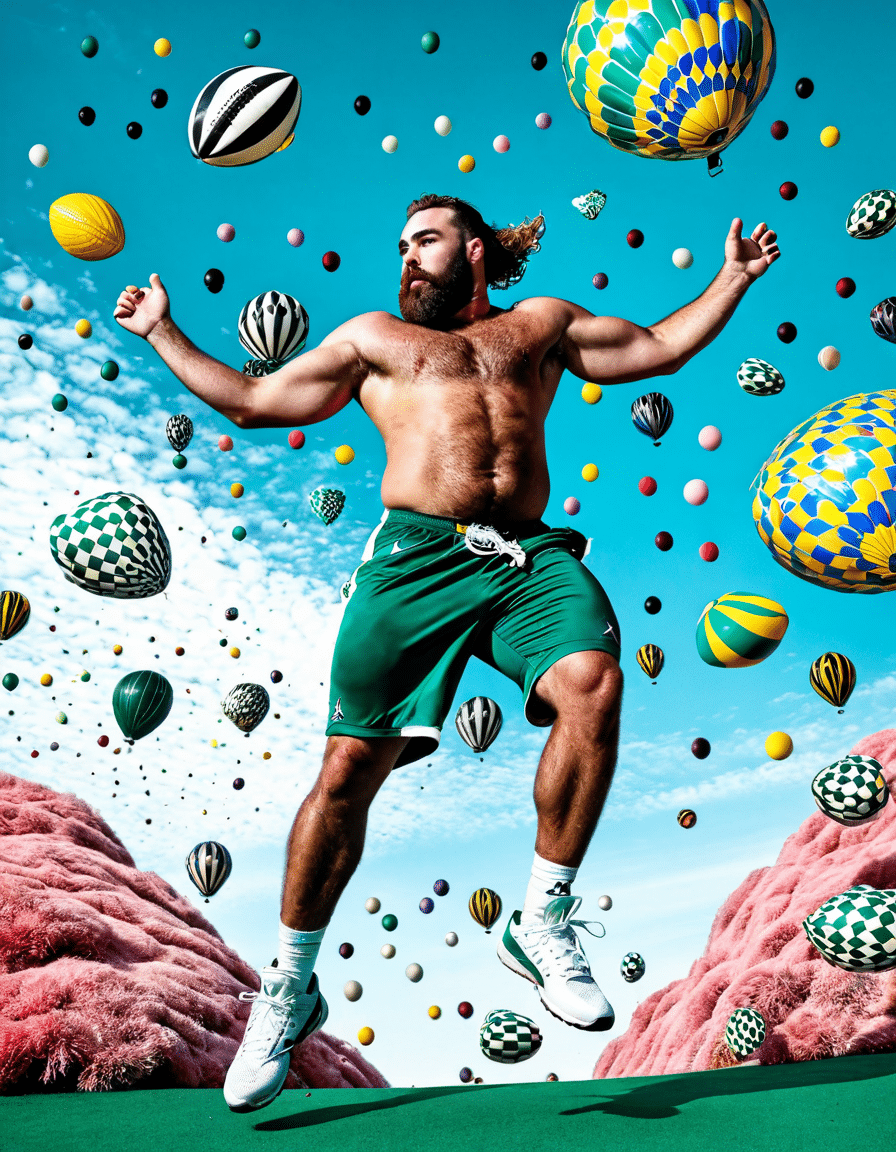 jason kelce chest bump