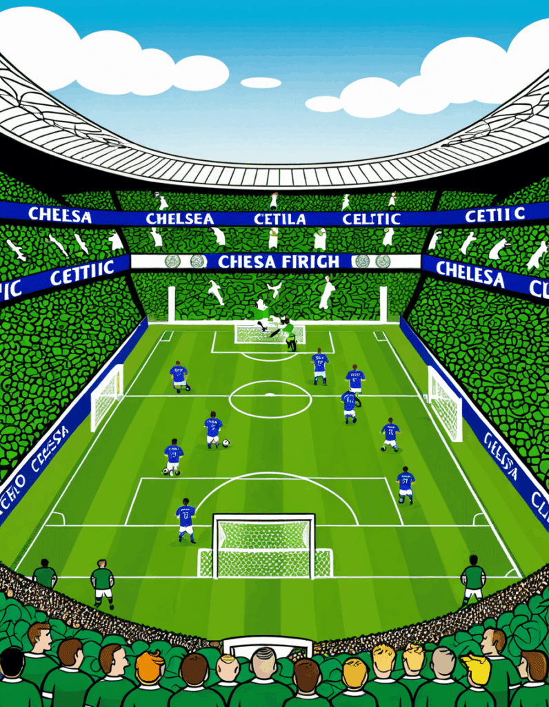 chelsea fc vs celtic fc lineups