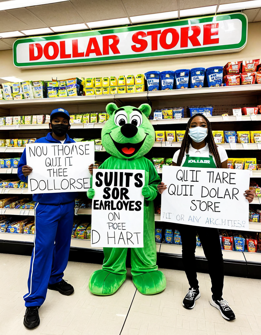 dollar store employees quit