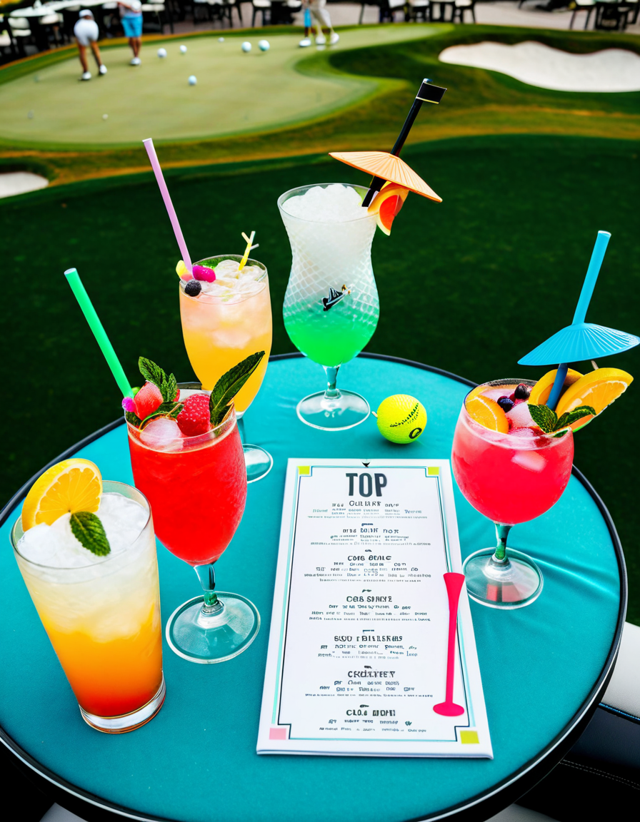 top golf menu