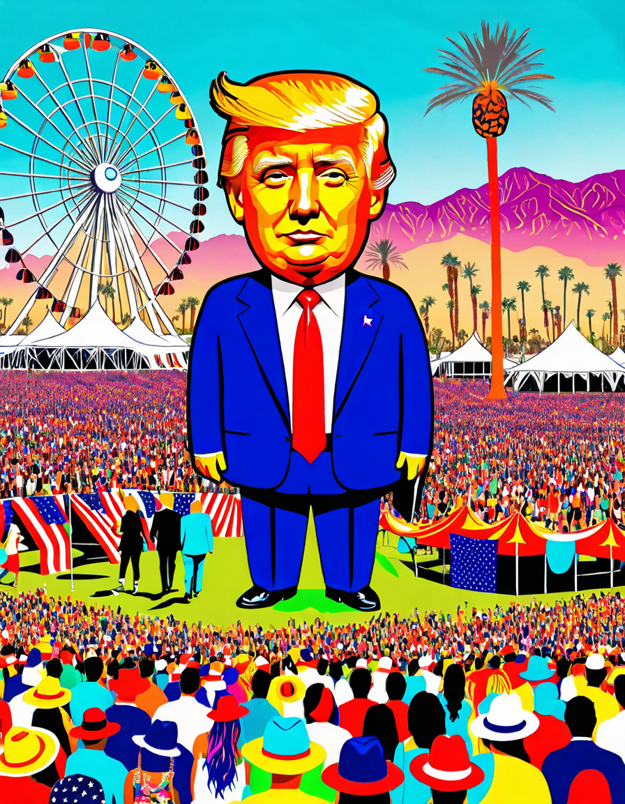 trump coachella rally attendance